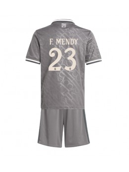 Billige Real Madrid Ferland Mendy #23 Tredjedraktsett Barn 2024-25 Kortermet (+ Korte bukser)